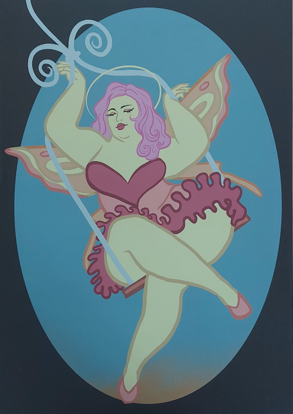 A3 Poster Pink Aesthetic